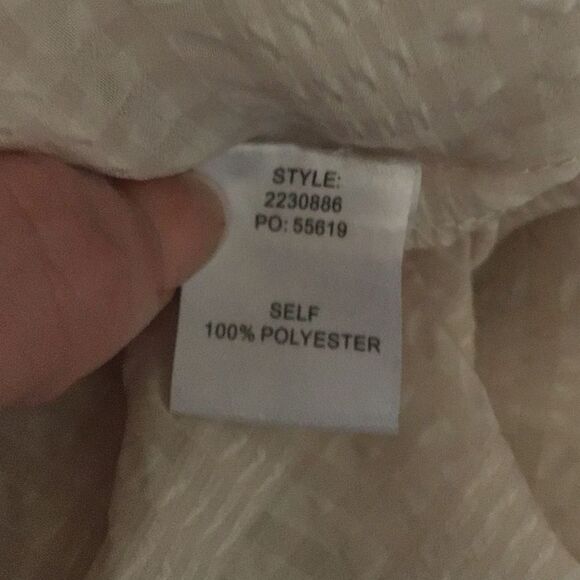 CURRENT AIR
Ruffled Shoulder Top In Cream - Picture 6 of 7